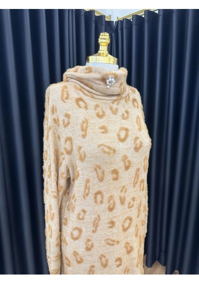 Qupra Qaz74014-c Camel Tunik Çok Renkli