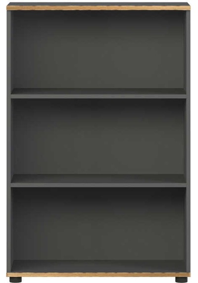 Rio 3 Raflı Kitaplık - Antrasit/kontra 72x109x34 Cm Antrasit