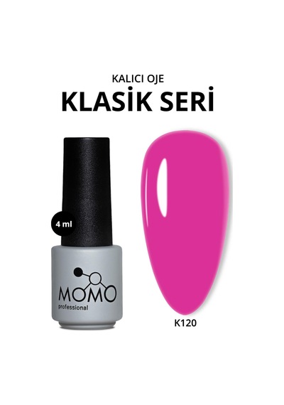 Momo Professional Kalıcı Oje K120 Fuşya 4 Ml
