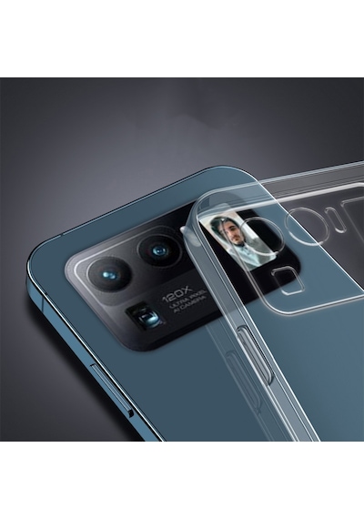 Xiaomi Mi 11 Ultra Kılıf Zore Şeffaf İnce Ve Esnek Süper Silikon Kılıf