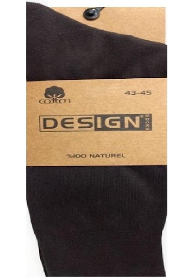 Design Naturel Erkek Çorap 3 Adet Karışık Çok Renkli