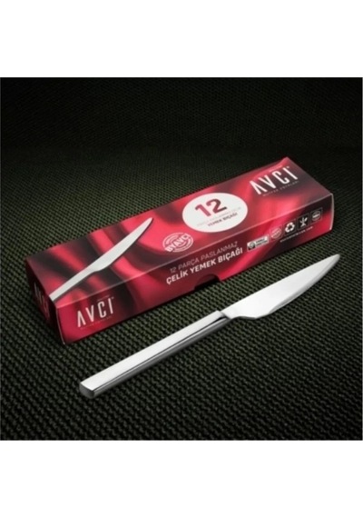 Avcı 914.ms Klas Mono Steak Bıçak 12 Li