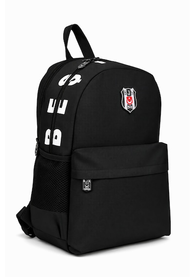 Beşiktaş Lisanslı 3 Bölmeli Sırt Çantası - Laptop Gözlü Su İtici Baskı Detaylı Okul Çantası Siyah