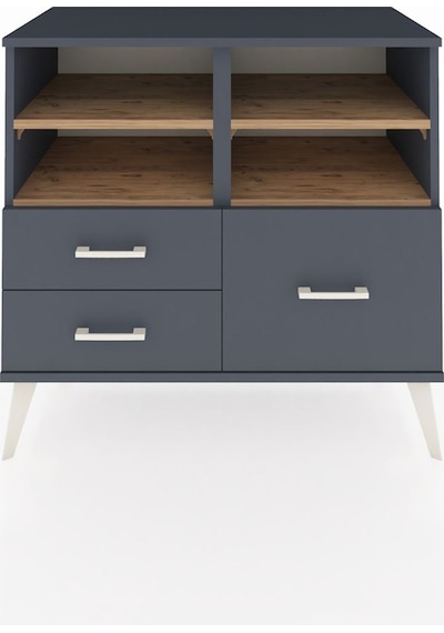 Hyperion Şifonyer 4 Raflı 3 Çekmeceli 88x44x80 Antrasit-çam/antrasit Çam/antrasit Hyperion Şifonyer 4 Raflı 3 Çekmeceli 88x44x80 Antrasit-çam/antrasit Çam/antrasit