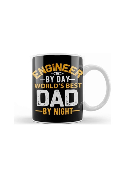 Engineer Dad Engineer And Father Kupa Bardak Porselen Karışık