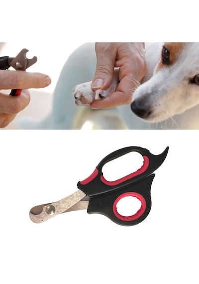 Go İthalat Büyük Irk Köpek Kedi Çelik Uçlu Evcil Hayvan Tırnak Makası Pati Bakım Aleti Ergonomik Kay