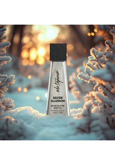 Eda Taşpınar Silver Illusion Gümüş Işıltı Simli Vücut Yağı 200 ML