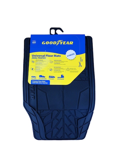 Goodyear Pro Universal Oto Paspas Seti Tam Koruma Şık Tasarım