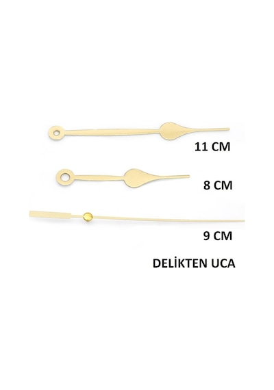 2 Adet Duvar Saati Mekanizması , Askılı , Şaft Uzunluğu 22 Mm , (523653738)