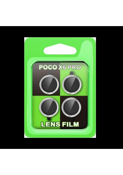 Poco X6 Pro Raze Metal Kamera Lens - Gümüş Diğer
