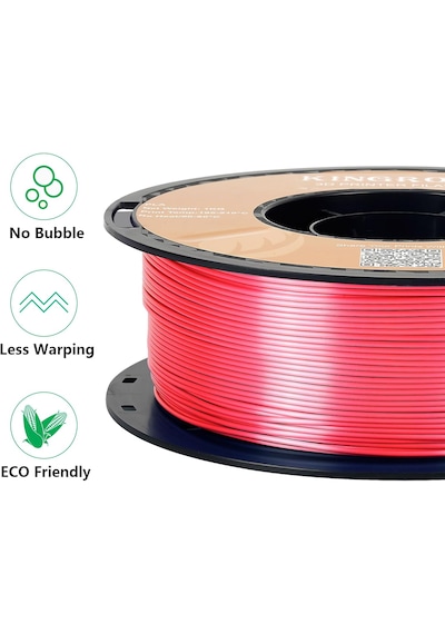 Kingroon Pla Silk Kırmızı Filament - 1kg
