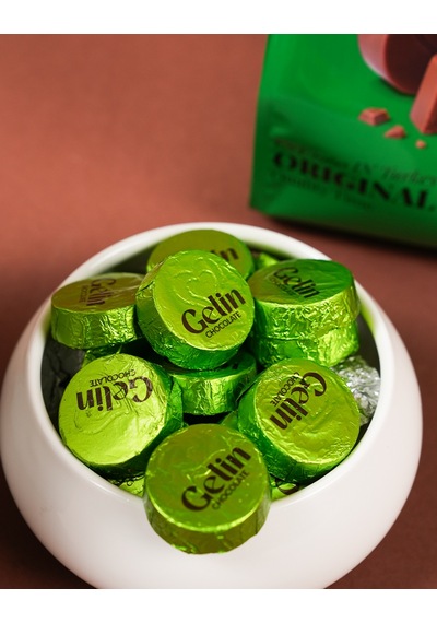 Gelin Antep Fıstık Parçacıklı Sütlü Çikolata 300g