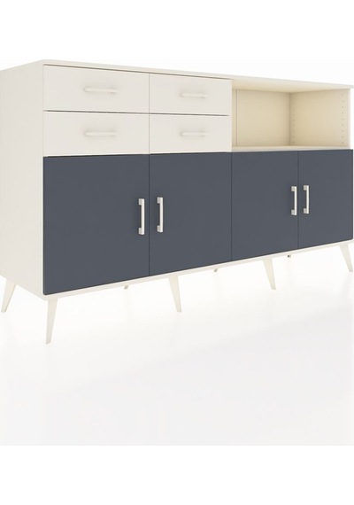 Hyperion Konsol 4 Raflı 4 Çekmeceli 4 Kapaklı 176x44x99 Aytaşı-an Aytaşı-antrasit/aytaşı Hyperion Konsol 4 Raflı 4 Çekmeceli 4 Kapaklı 176x44x99 Aytaşı-an Aytaşı-antrasit/aytaşı