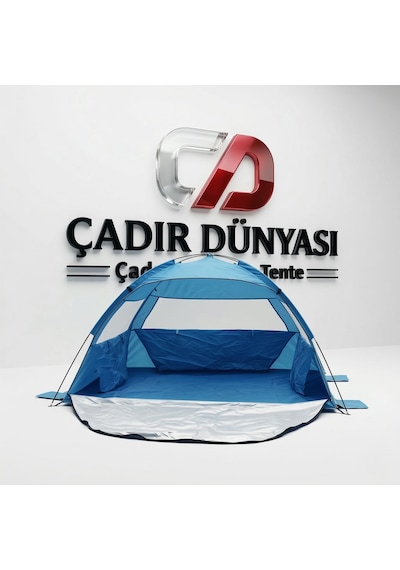 Çadır Dünyası Profesyonel Balıkçı Çadırı - 200x150x115 Cm Otomatik Kurulum, Su Geçirmez Ve Rüzgar Korumalı Kompakt Kamp Kabini Çok Renkli
