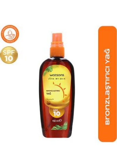 Watsons Bronzlaştırıcı Yağ Spf10 150ml
