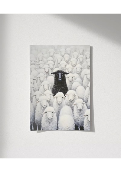 Çerçevesiz Poster Sürüde Bir Terslik Var