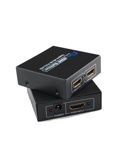 Gplus 4K102 4K Ultra Hd 2 Port Hdmi Metal Kasa Splitter Çoklayıcı
