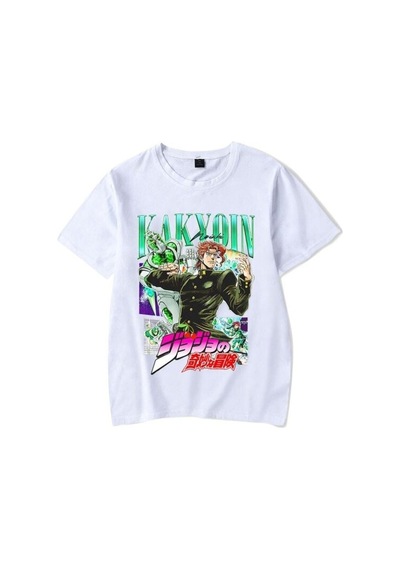Noıssey Kırmızı Etiket Gala Unisex Jojo Tuhaf Macera T-shirt Model43 16749 Siyah