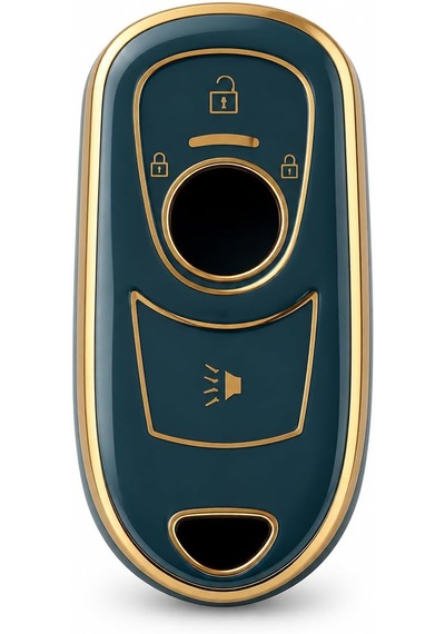 Autohan Keys Astra K Ve Insignia Grand Uyumlu Anahtarsız Çalıstırma Nano Anahtar Kılıfı Gri - Altın