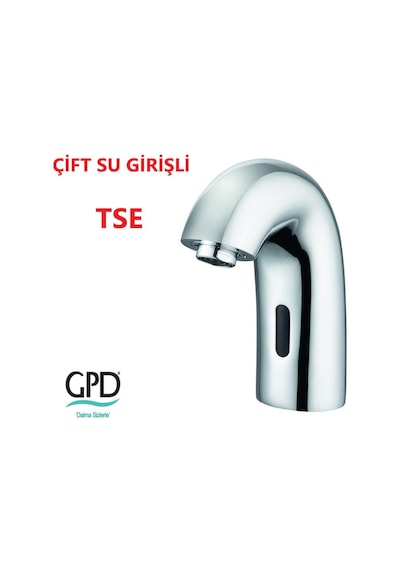 Gpd Flb10 Çift Su Girişli Fotoselli Lavabo Bataryası