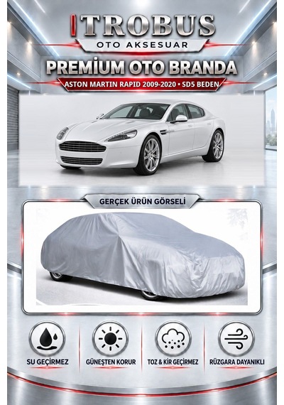 Aston Martin Rapid 2009-2020 Uyumlu Premium Araba Brandası Oto Branda Sd5 Beden