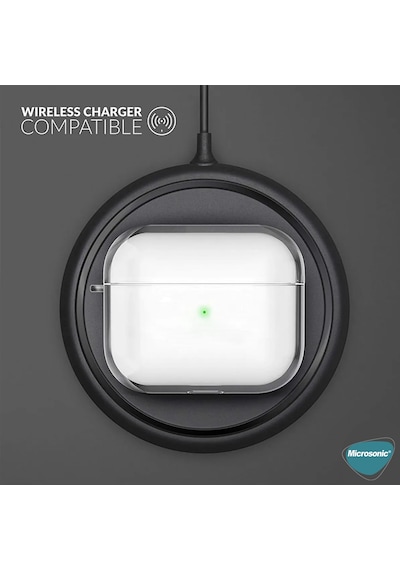 Microsonic Apple Uyumlu AirPods 4 Kılıf Transparent Clear Soft Şeffaf