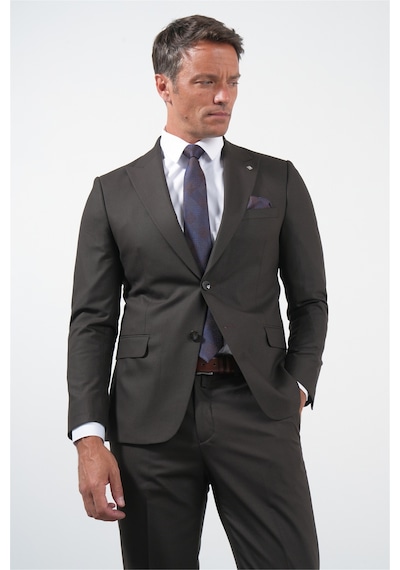 İmza Kahverengi Kırlangıç Yaka 6 Drop Slim Fit Tam Astar Esnek Takım Elbise 1001260169 İmza Kahverengi Kırlangıç Yaka 6 Drop Slim Fit Tam Astar Esnek Takım Elbise 1001260169
