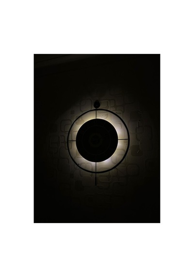 Pey Aksesuar Metal Camlı Duvar Saati 60x80 Cm Büyük Boy Işıklı Gerçek Cam Siyah-füme-beyaz-gold M61-siyah-füme-beyaz-gold