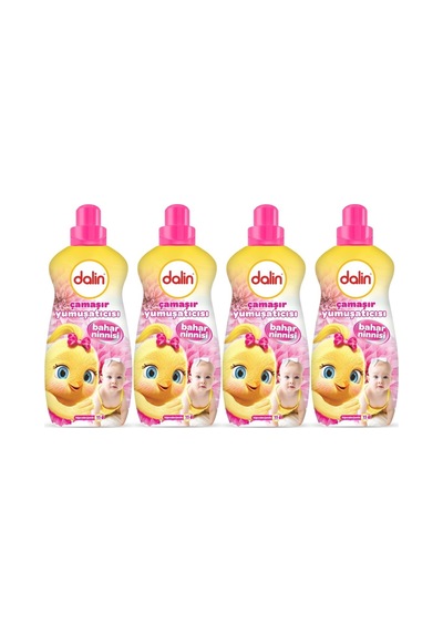 Çamaşır Yumuşatıcı 1500ml Bahar Ninnisi 4 Lü Set Bebeklere Özel