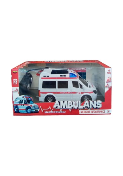 20x8x13 Cm Kumandalı Full Fonksiyon 112 Ambulans 0121