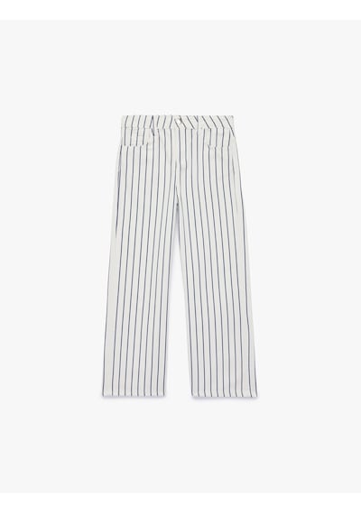 Koton Pamuklu Cepli Geniş Paça Çizgili Denim Pantolon Lacivert Çizgili 6skg40009ad 7s2 Koton Pamuklu Cepli Geniş Paça Çizgili Denim Pantolon Lacivert Çizgili 6skg40009ad 7s2