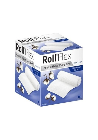 Roll Flex Sargı Bezı 10cm 150 Cm Flex 25li