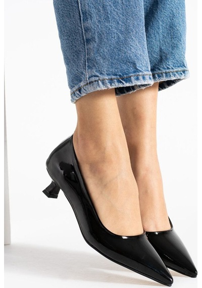 Lady Rugan Kadın Stiletto Topuklu Ayakkabı Siyah