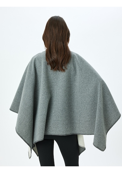 Koton Klasik Uzun Oversize Panço Gri 5wak20367ew Gri