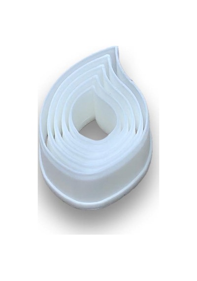 Plastik Kurabiye Kalıbı Yaprak 5li Set Çok Renkli