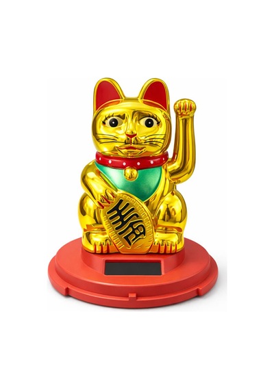 4 Adet Pati Salayan Şans Kedisi Maneki Neko Figür, Pati Sallayan Plastik Masaüstü Dekor, Lucky Cat Süs