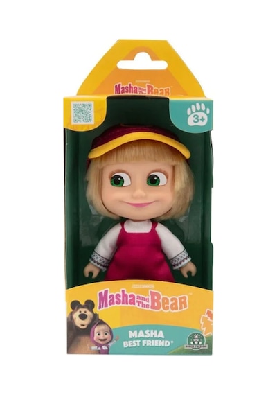Giochi Preziosi Masha & Koca Ayı 12 Cm Bebek S3 Mha37000 Koyu Pembe - Beyaz Maşa ile koca ayı