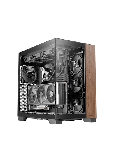 Antec C8 Wood Ahşap Ön Panel Temperli Cam E-atx Full Tower Akak0ant0024