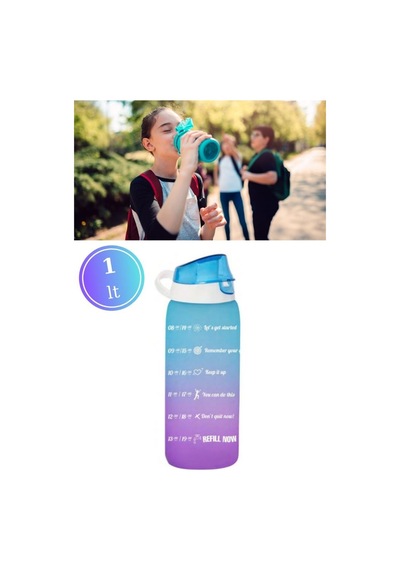 Flosoft 1 L Çift Renk Suluk Mavi - Mor