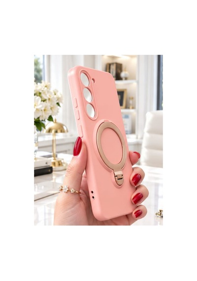 Oppo A5 5g İle Uyumlu 360 Derece Dönebilen Kalın Metal Magsafe Halka Stantlı İçi Kadife Korumalı Ultra Lüx Premium Silikon Kılıf Pembe Oppo A5 5g İle Uyumlu 360 Derece Dönebilen Kalın Metal Magsafe Halka Stantlı İçi Kadife Korumalı Ultra Lüx Premium Silikon Kılıf Pembe