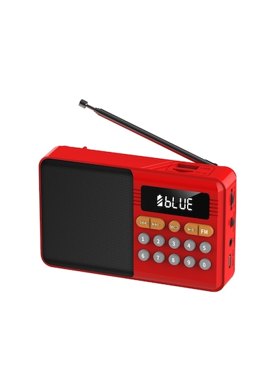 Apricot Ap-r2 Kırmızı/gri/yeşil/mavi Renkli 3 Watt Usb/tf/aux/bt Bluetooth Radyo