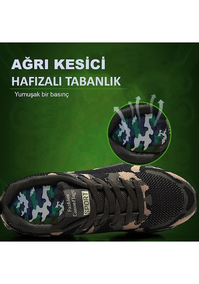 Blue Gel BG184.ML Memory Foam Ortopedik, Asker Botları İç Tabanlık