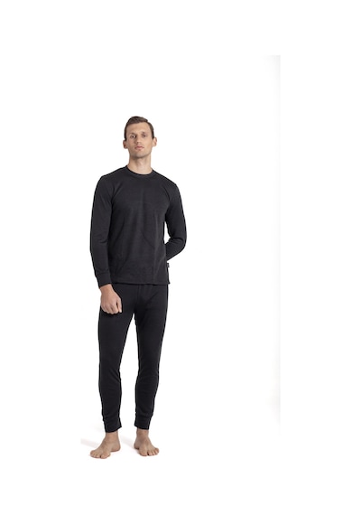 Oıl Company Unisex Çift Katlı Hafif Esnek Nefes Alabilir Örme Kumaş Termal İçlik Set Alt Üst Takım Siyah-01 Oıl Company Unisex Çift Katlı Hafif Esnek Nefes Alabilir Örme Kumaş Termal İçlik Set Alt Üst Takım Siyah-01