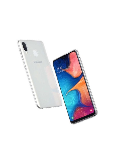Samsung Galaxy Uyumlu A20e Kılıf Şeffaf Silikon Süper