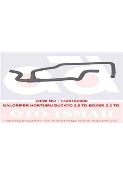 IBRAS 14858 KALORİFER HORTUMU DUCATO 02- / BOXER 02- / JUMPER 02-
