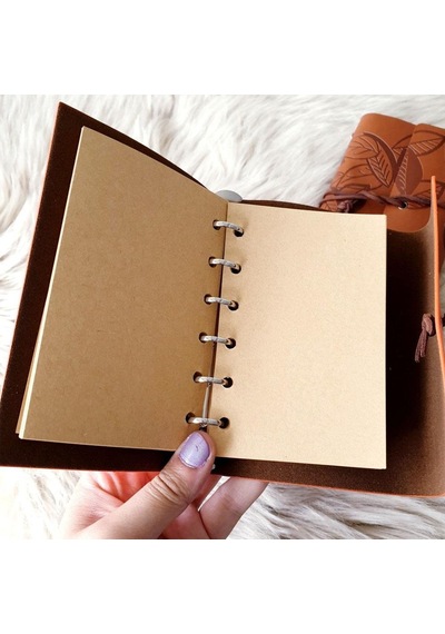 Küçük Boy Retro Deri Defter Dekoratif Hediyelik Çok Renkli