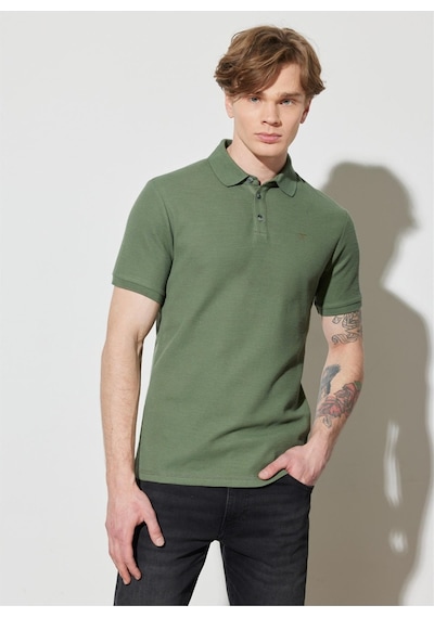 Wrangler Erkek Polo T Shirt W231325801 Haki