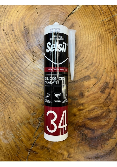 Selsil Beyaz Silikonize Mastik 450 Gr