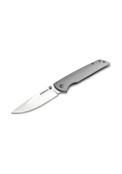 Böker Magnum Eternal Classic Thumb Kamp Çakı Gri