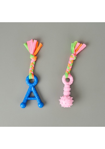 Kpmm Halatlı Köpek Oyuncağı - Asorti - 21x7 Cm